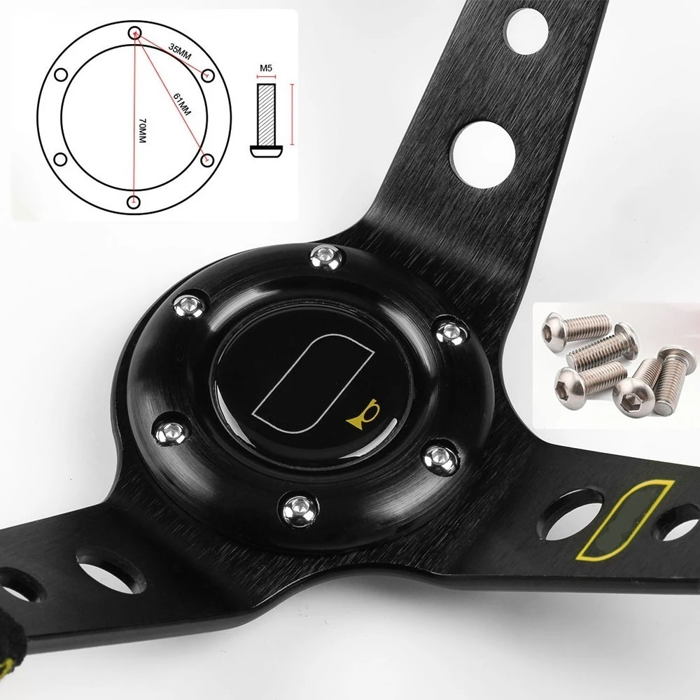 Pernos de volante azul titanio quemado compatibles OMP Nardi MOMO - imagen 3