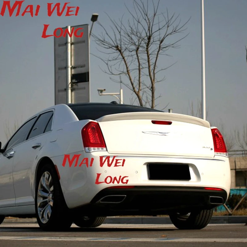 Alerón trasero de maletero estilo de fábrica ABS para Chrysler 300C 2011-2016 - imagen 5