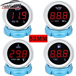 Reloj multifunción 52 mm: temperatura del agua y presión de aceite coche