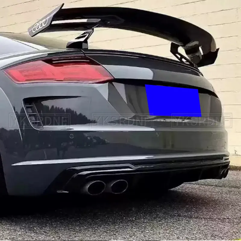 Alerón trasero de fibra de carbono para AUDI TTS, alerones de estilo de velocidad de cabeza de guerra TT RS MK3 - imagen 3