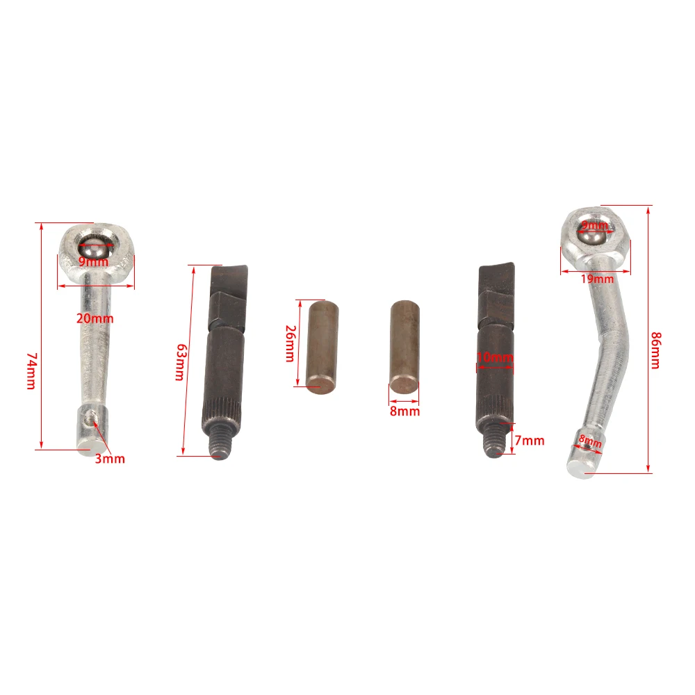Kit piñón transmisión 10 dientes 2 tiempos para bicicleta motorizada - imagen 2
