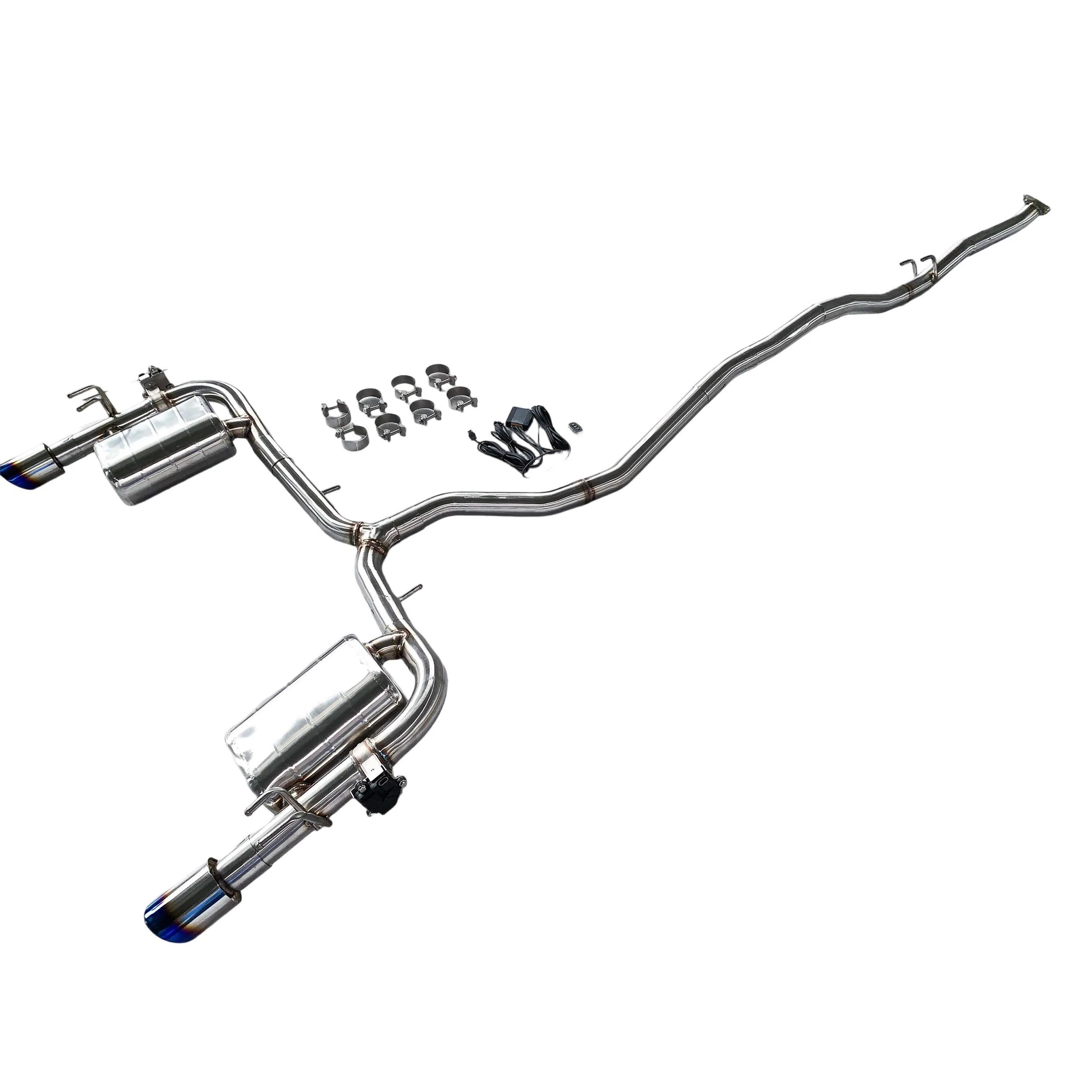 GFC Silenciador catback con válvula eléctrica Honda Civic Si 1.5T - imagen 2