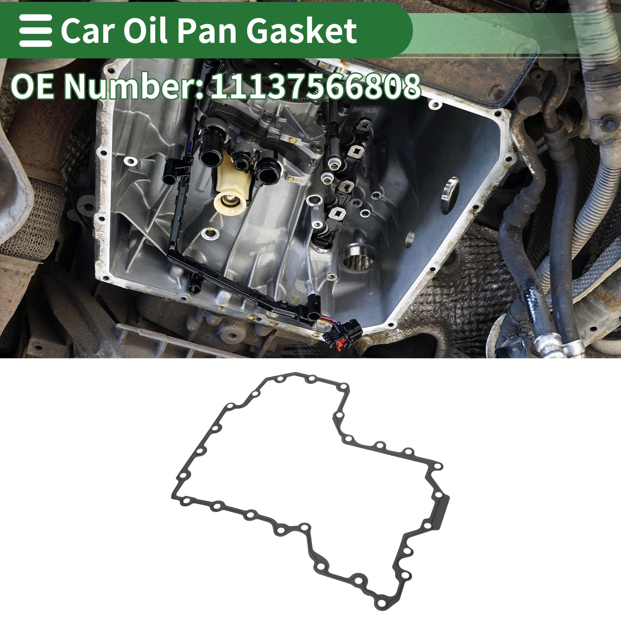 Autohaux 11137566808 Junta del cárter de aceite para BMW X5/X6