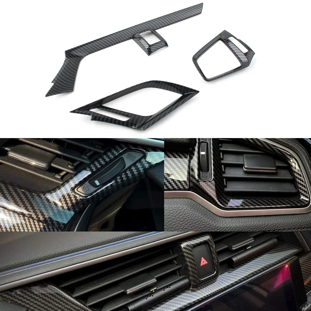 Honda Civic 10 Gen 2016-2020 - Embellecedores para salidas ventilacion - imagen 5