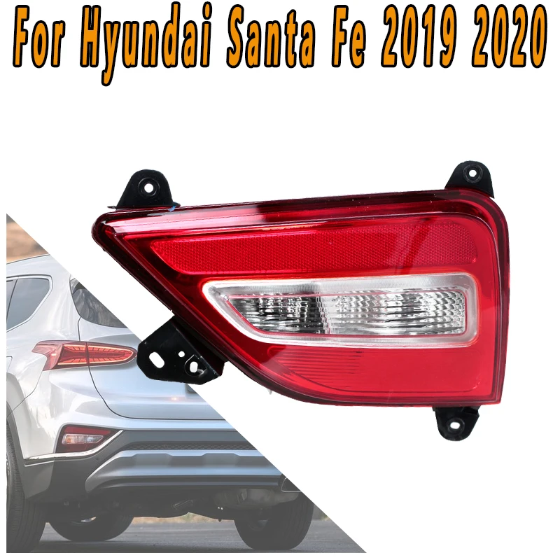 Para Hyundai Santa Fe 2019 2020 luz de parachoques trasero luz antiniebla luz de marcha atrás luz de advertencia de conducción luz de marcha atrás luz de estacionamiento