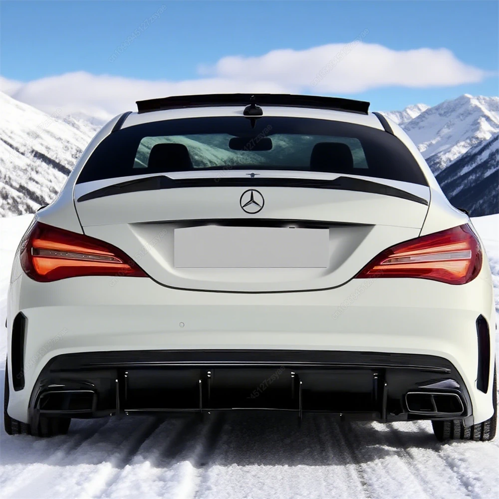 Alerón trasero en plástico ABS para personalización del Mercedes-Benz CLA
