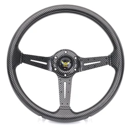 Volante racing Spceddy MCX fibra de carbono 340mm ABS
