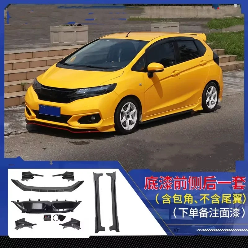 Kit de carrocería sin pintar Honda Jazz GK5: spoiler y taloneras