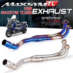 Escape deportivo 51mm con catalizador para Yamaha TL500