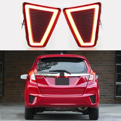 Luz LED antiniebla trasera para Honda Jazz Fit 2014-2015