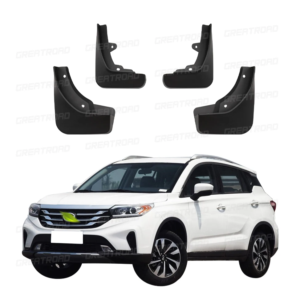 4 Uds guardabarros ABS duraderos para Trumpchi GS4 2018-2019 protectores contra salpicaduras guardabarros accesorios de coche - imagen 3