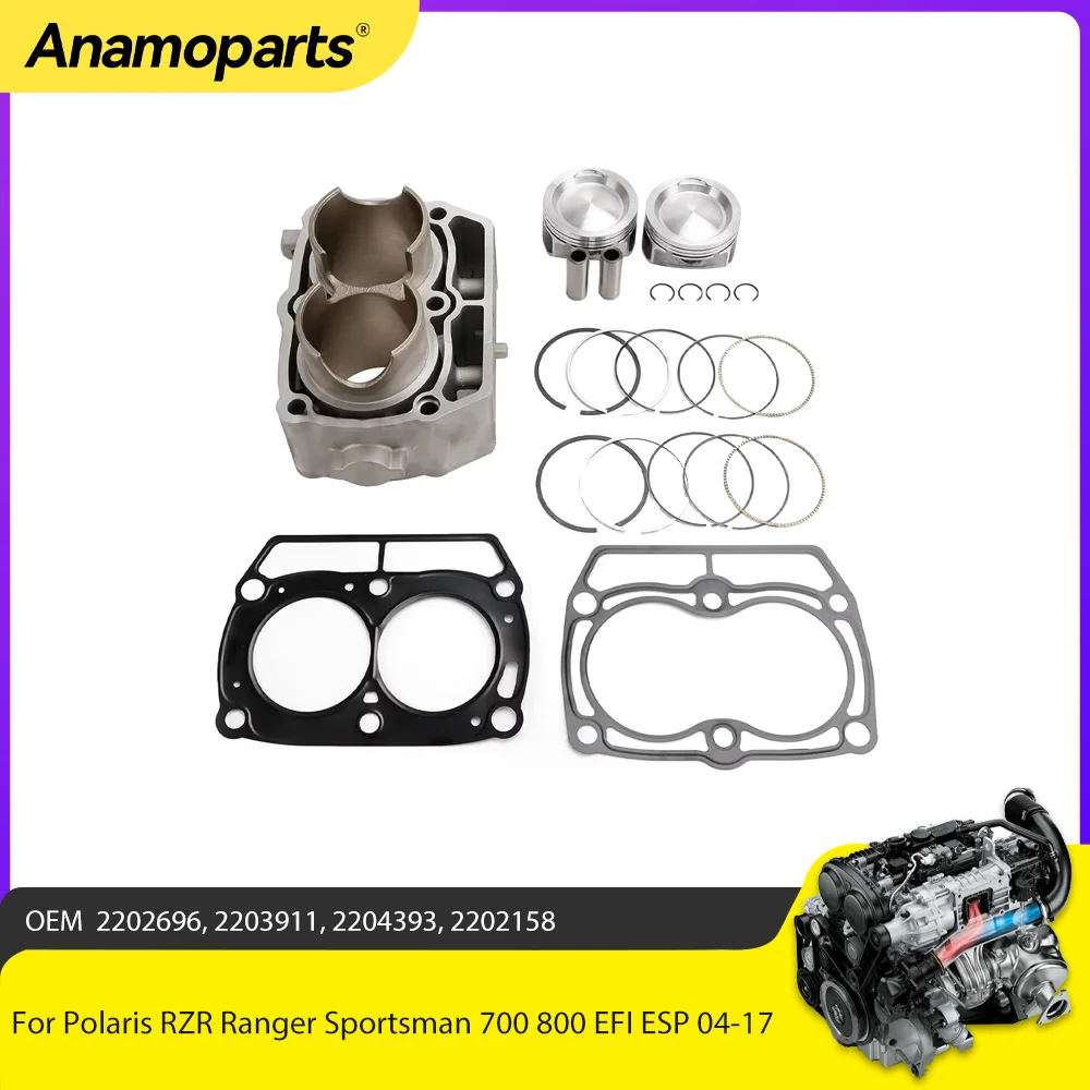 Kit de pistón con juntas para Polaris RZR, Ranger y Sportsman