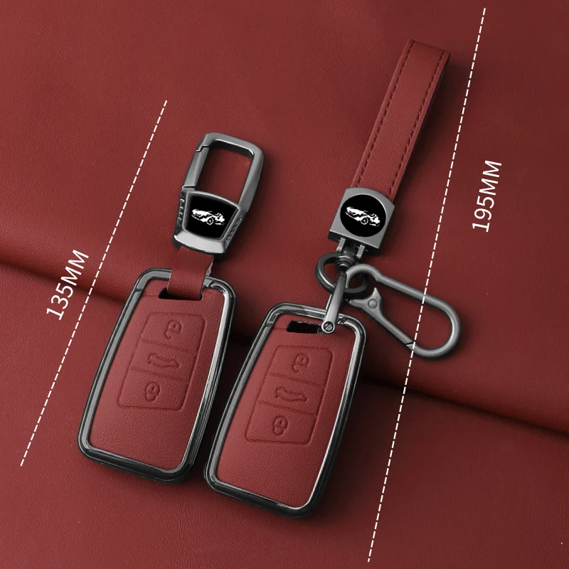 Funda piel llave VW Passat B8, Skoda Superb A7, Kodiaq - imagen 4