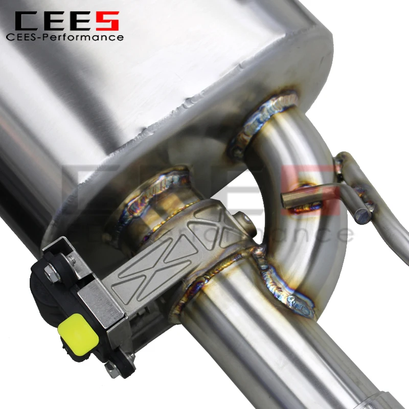 Tubos de escape Catback de acero inoxidable cees, sin bajante de gato para mercedes-benz CLA250 2,0 T 2014-2021, sistema Valvetronic de silenciador - imagen 5