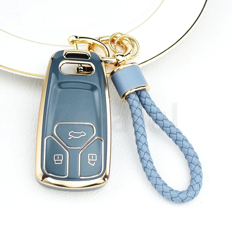 Funda TPU para mando Audi con soporte protector para coche - imagen 4