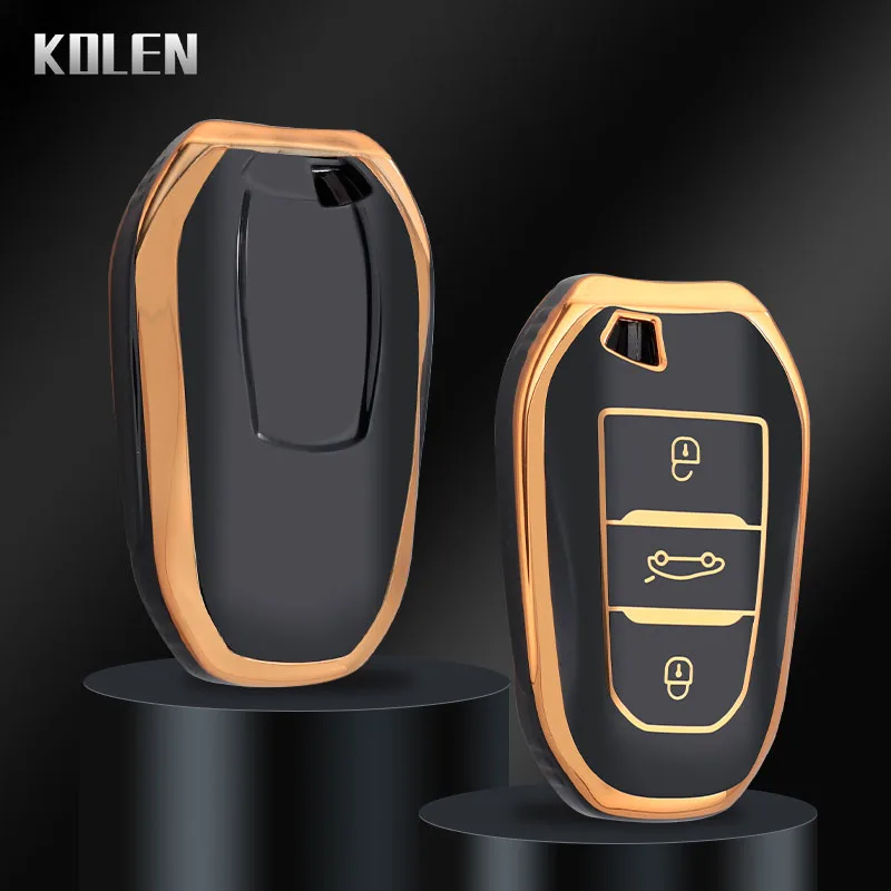 Funda TPU llave Peugeot 208 308 Citroën C3 DS3 – protección mando