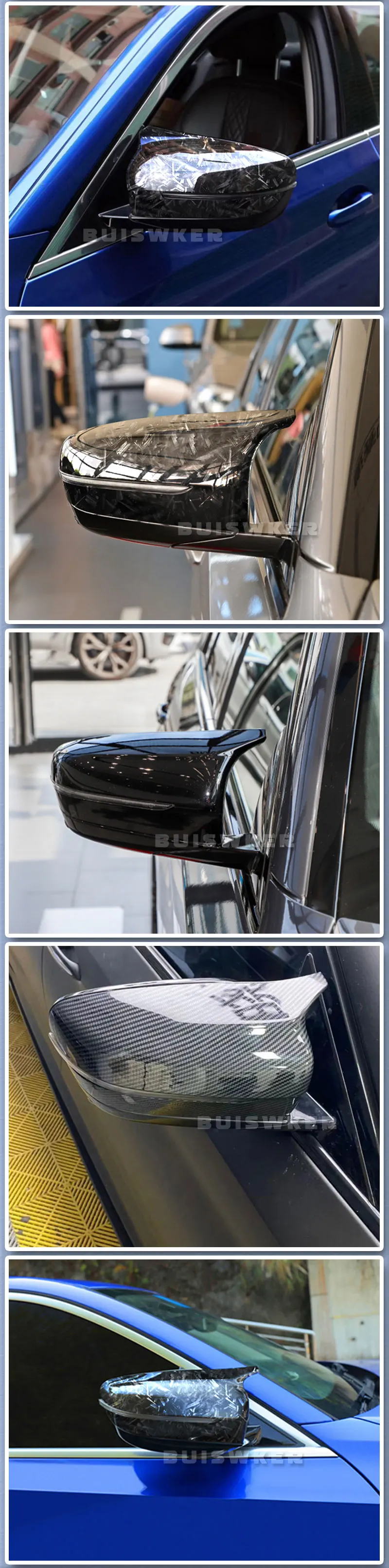 Cubierta de espejo compatible con varias series BMW