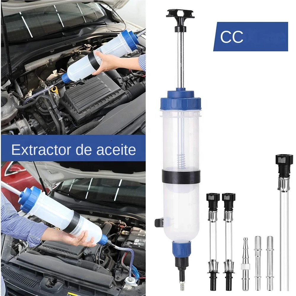 Bomba manual para extraer y trasvasar aceite y combustible de coche - imagen 4