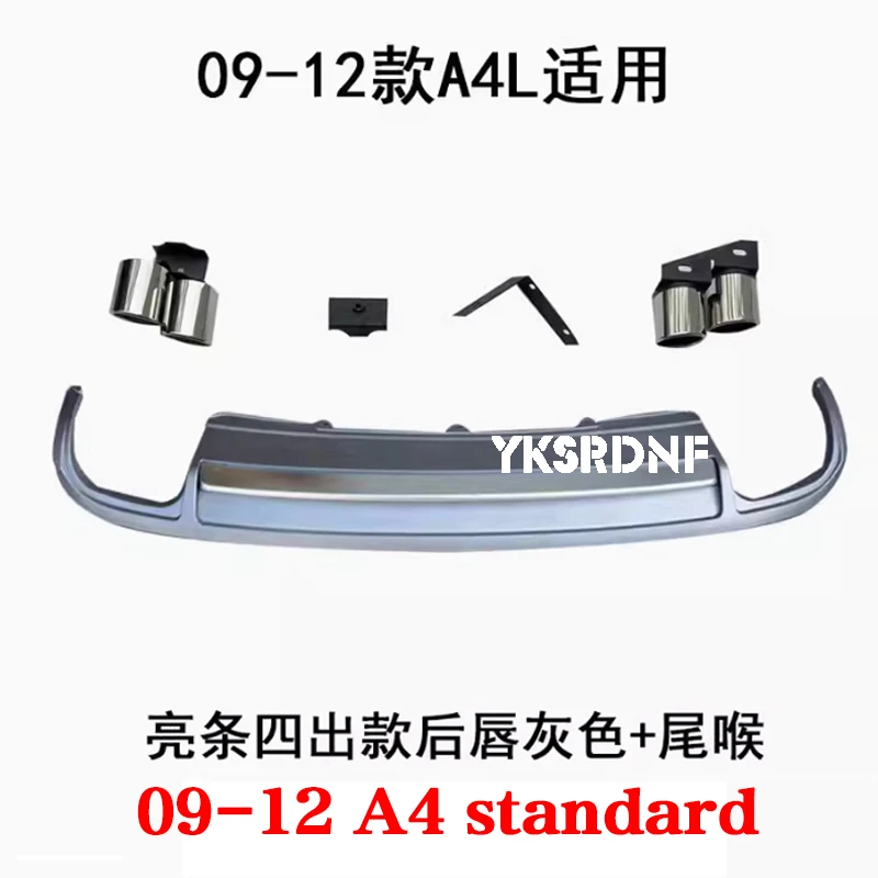 Difusor trasero estilo S4 para Audi A4 B8/B8.5 (2009-2016) - imagen 5