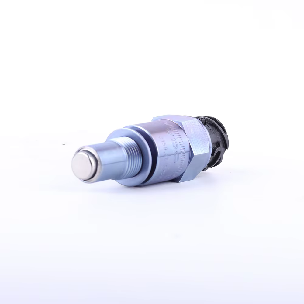 Vista del sensor y conector de 4 pines