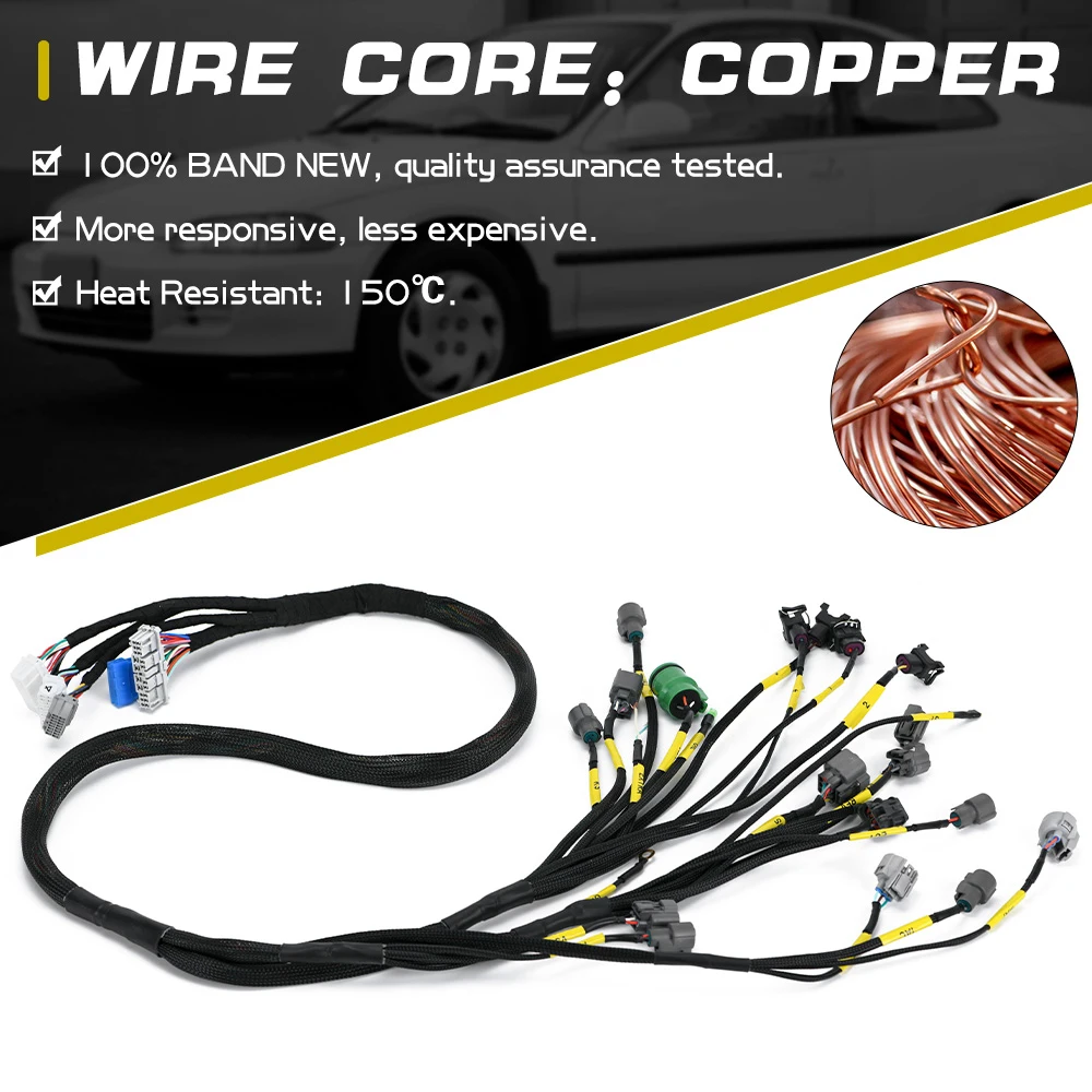 Arnés de motor OBD1 oculto Honda Civic/Integra B16 B18 D16 - imagen 3