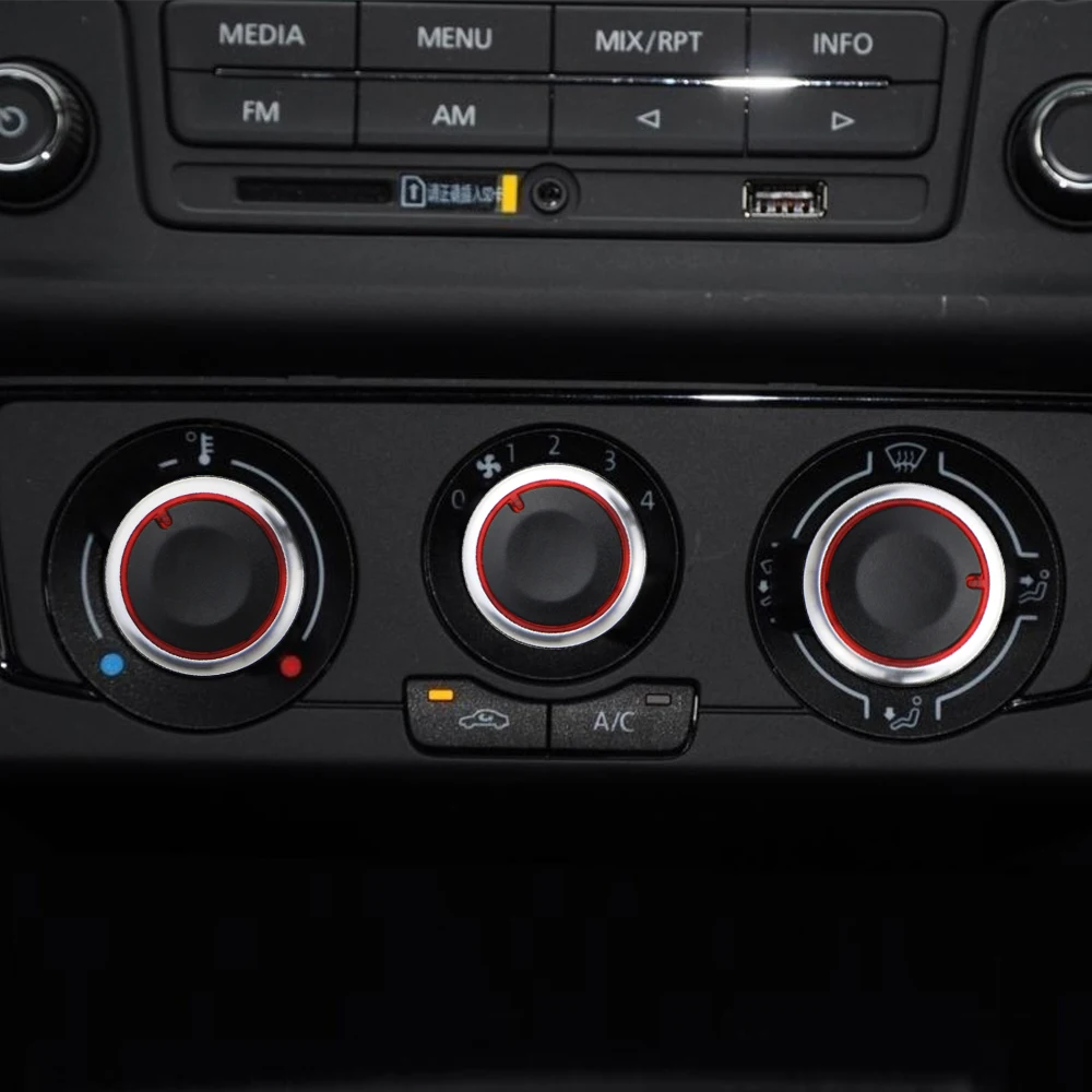 Juego de perillas del climatizador VW Polo 2002-2014 - imagen 2
