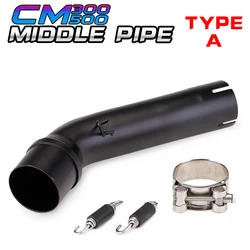 Tubo medio de escape Honda Rebel 500 CM500/CMX500