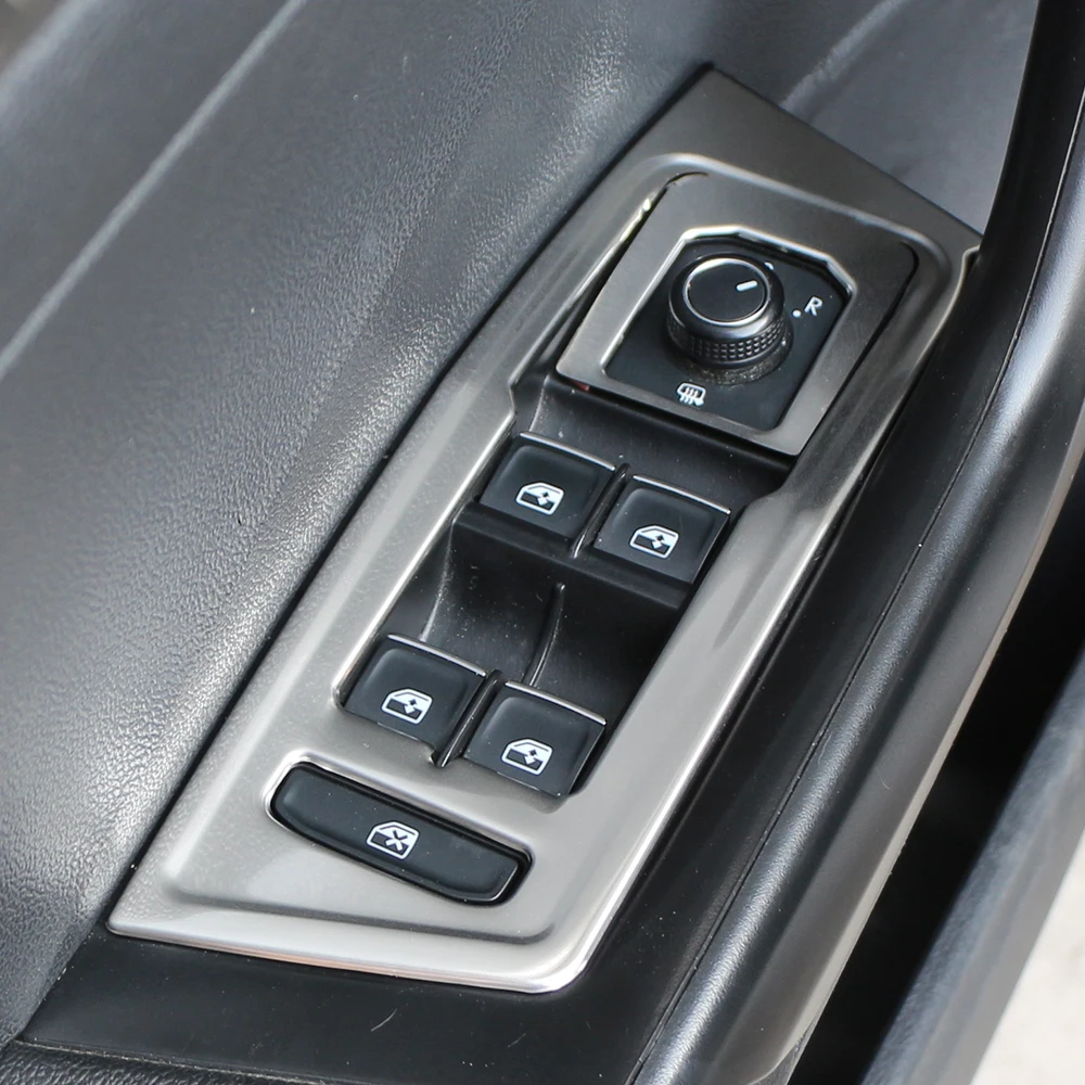 Embellecedor botones elevalunas acero inoxidable VW T-Roc LHD - imagen 4