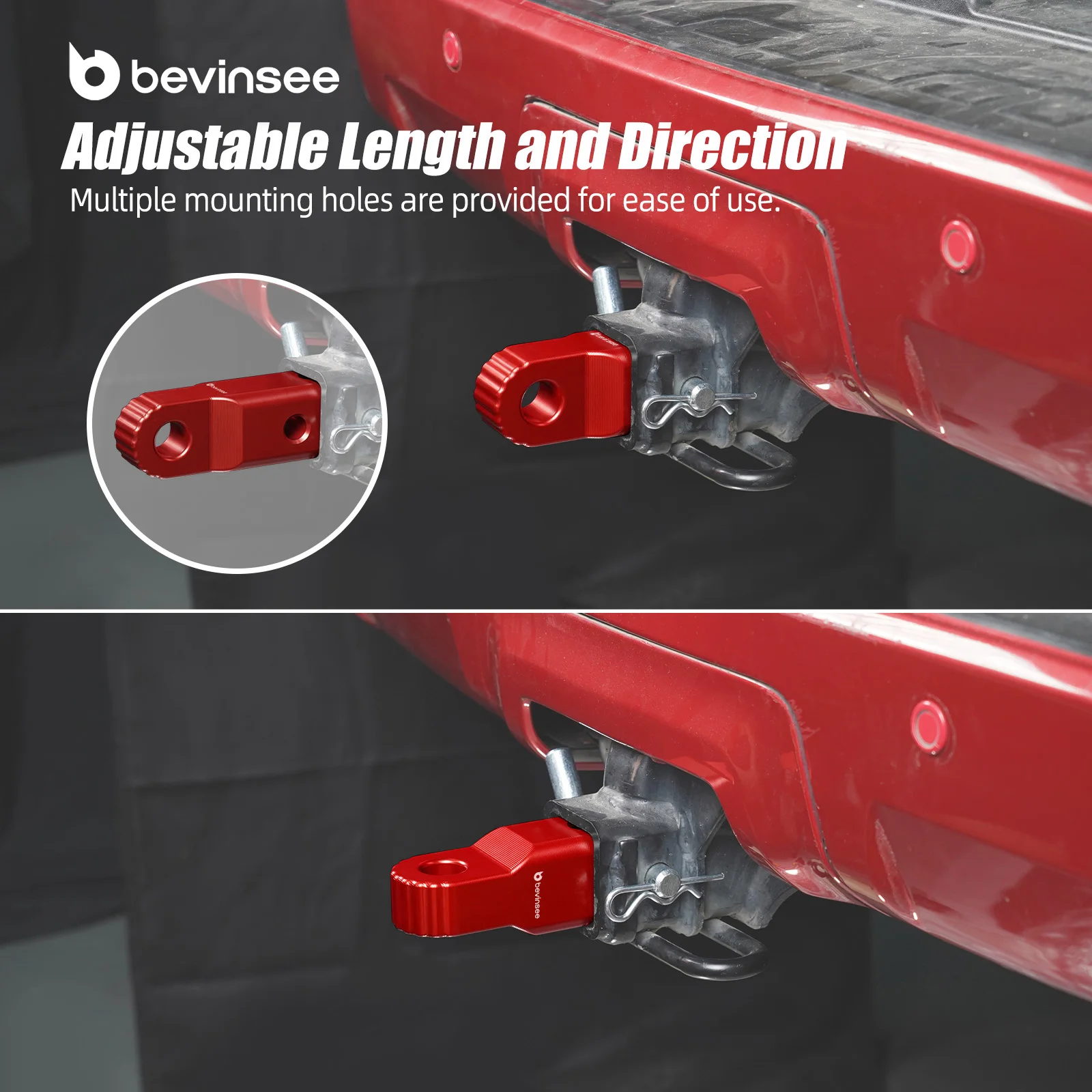 BEVINSEE 51909-35011 Soporte de enganche para Toyota 4Runner 2 pulgadas - imagen 2