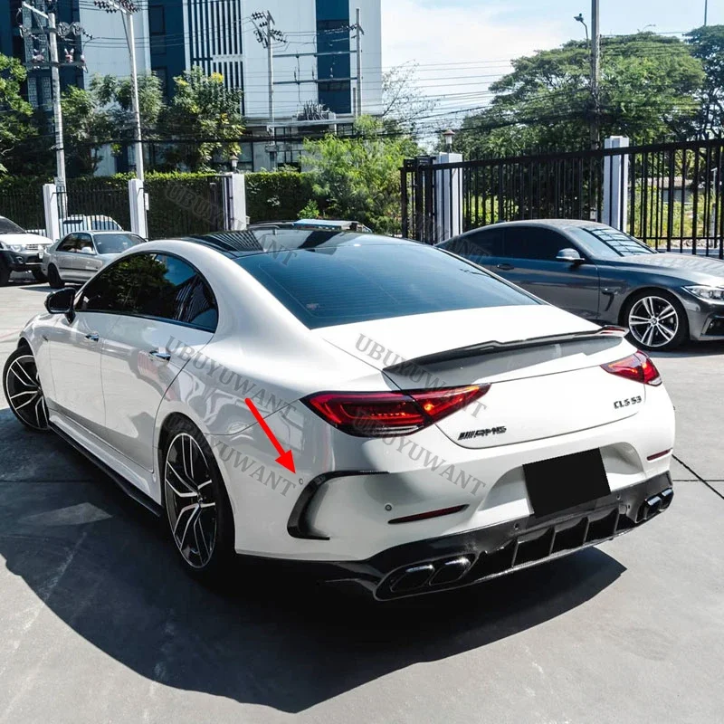 Kit fibra carbono labio delantero y taloneras AMG CLS C257 - imagen 3