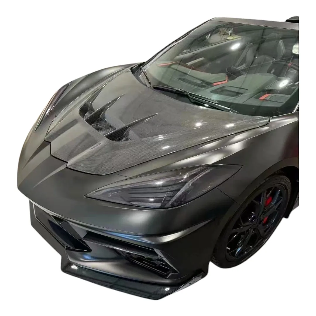 Capó fibra de carbono Corvette C8 Z06 estilo ZR1 – Chevrolet - imagen 4