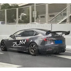 Cubierta alerón trasero ABS sin pintar para Tesla Model 3 y Model Y