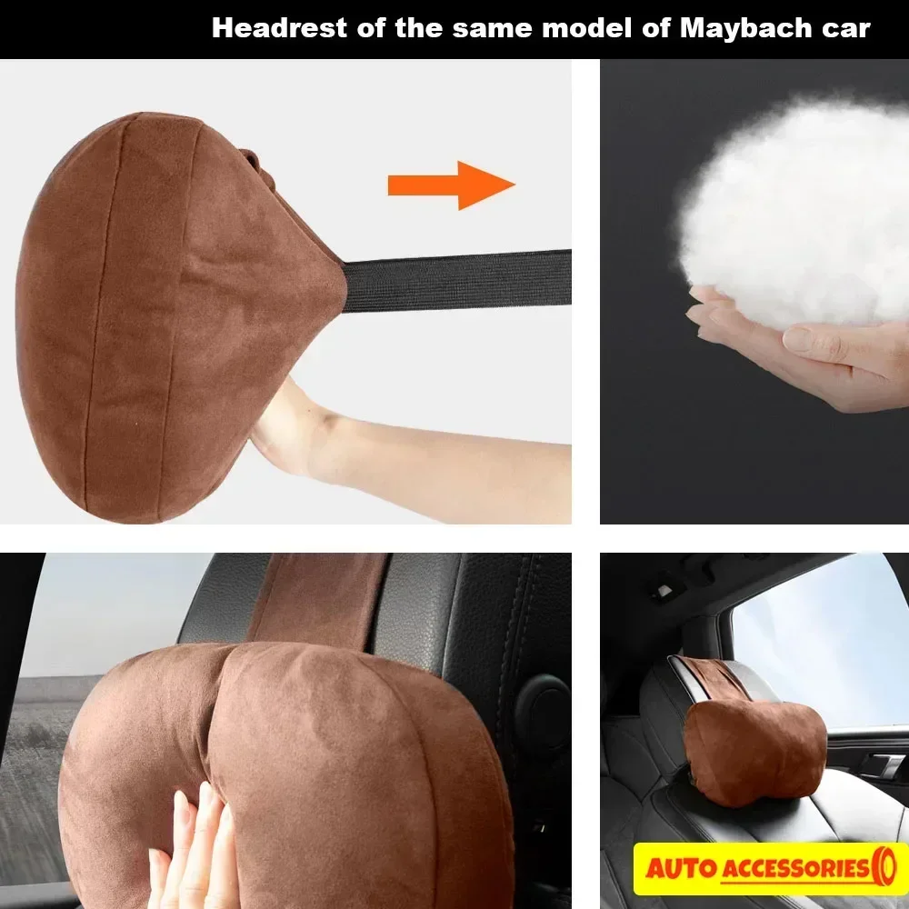 Almohada cervical reposacabezas Mercedes Clase S suave ajustable - imagen 4