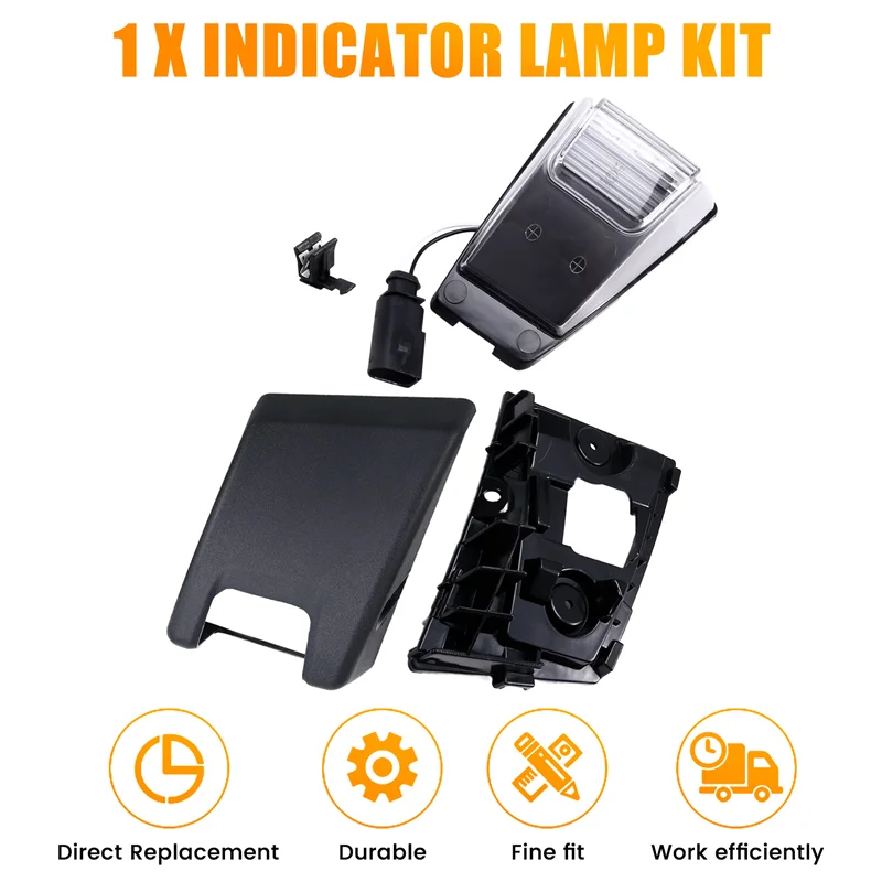 Kit de lámpara indicadora AEF3, luz de señal de giro con piezas de repuesto de marco para camiones Volvo FMX - imagen 2