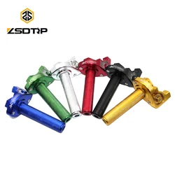Empuñadura acelerador universal ZSDTRP para moto CNC aluminio 22mm