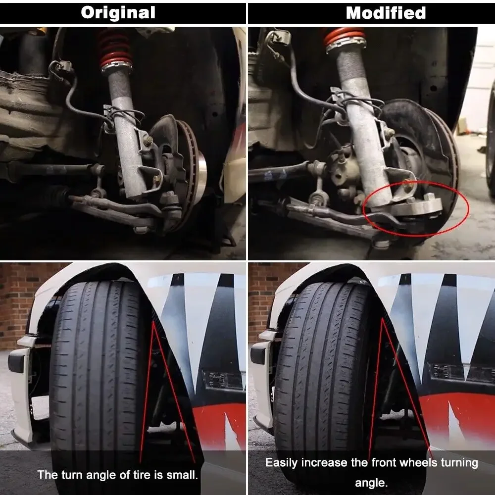 Kit aumento ángulo de giro BMW E46 M3 – Adaptador dirección drift - imagen 3