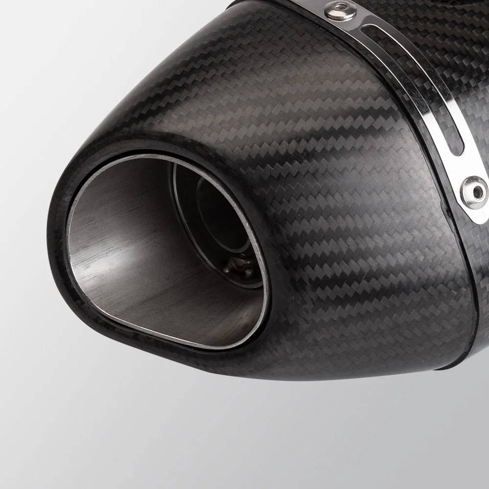 Codo escape DB Slip-on con silenciador carbono para BMW G310R - imagen 5