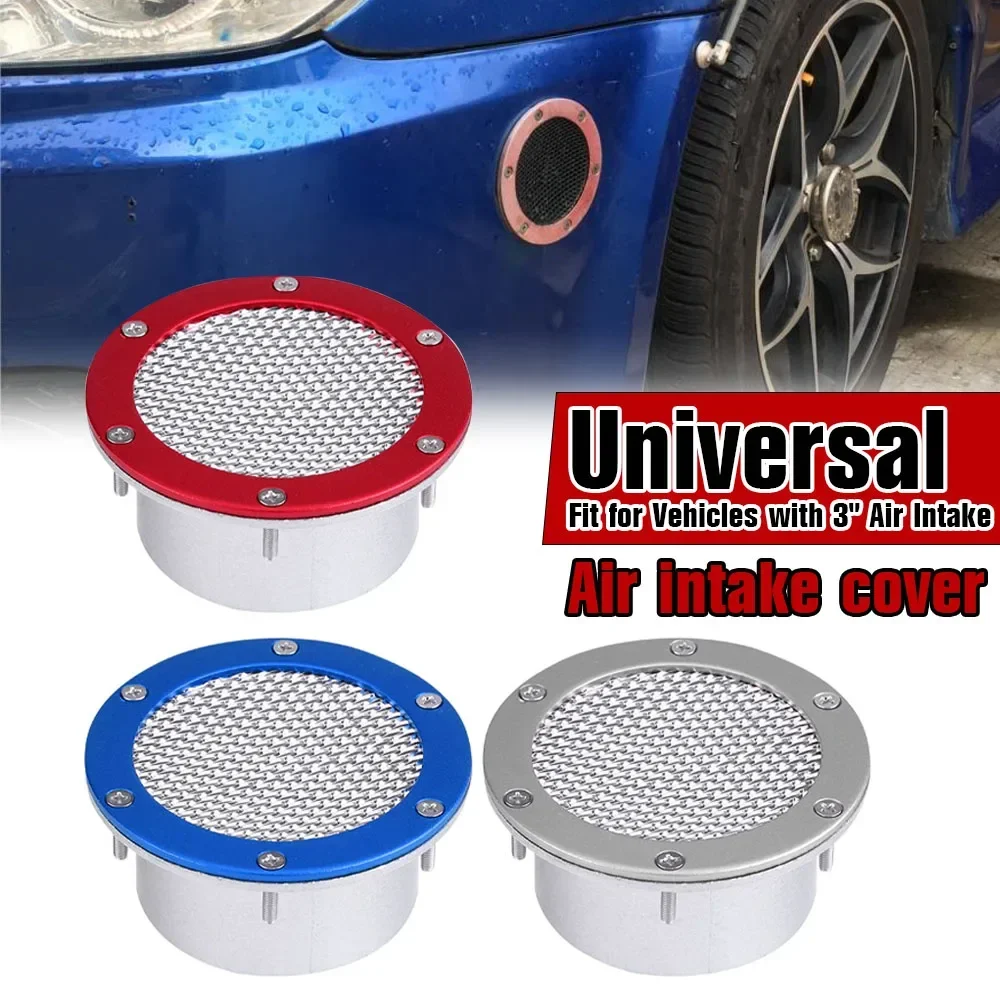 Tubo de admisión de aire frío en aluminio con rejilla universal