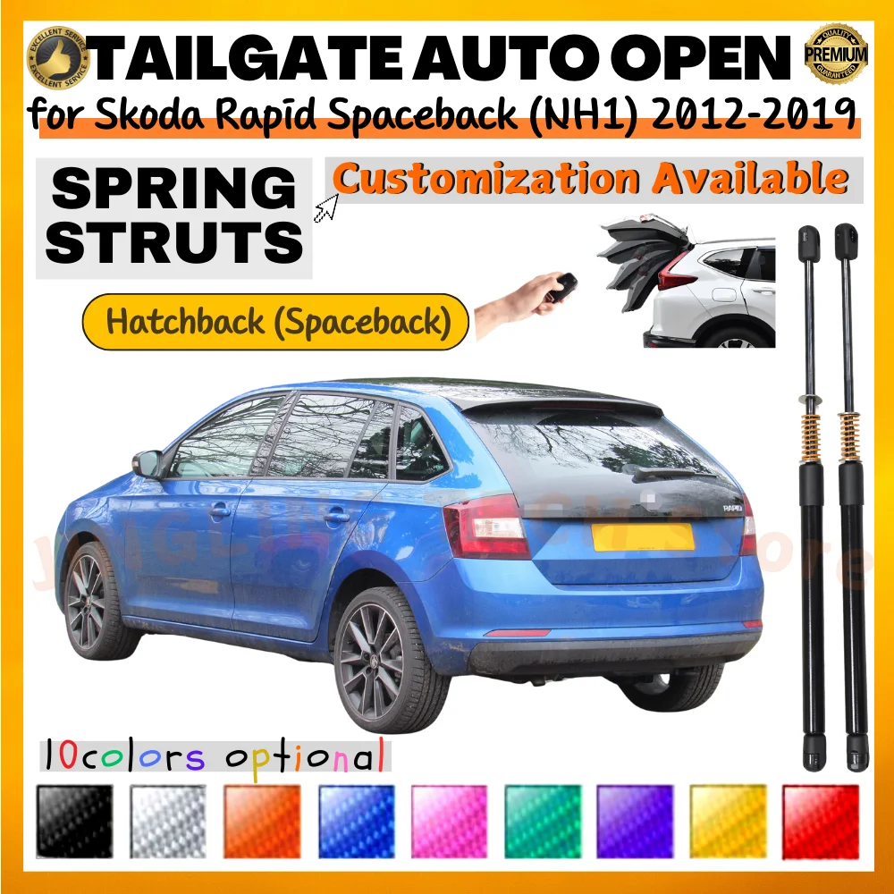 Puntales de maletero con resorte 540 mm para Skoda Rapid Spaceback