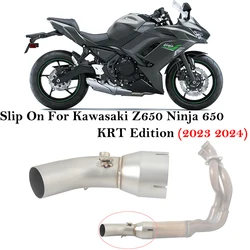 Silenciador de escape para Kawasaki Z650 y Ninja 650 2023-2024