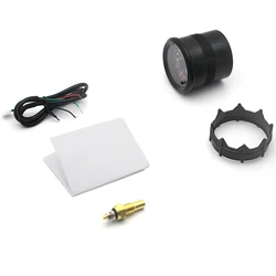 Medidor de temperatura del aceite LED con sensor y lectura dual