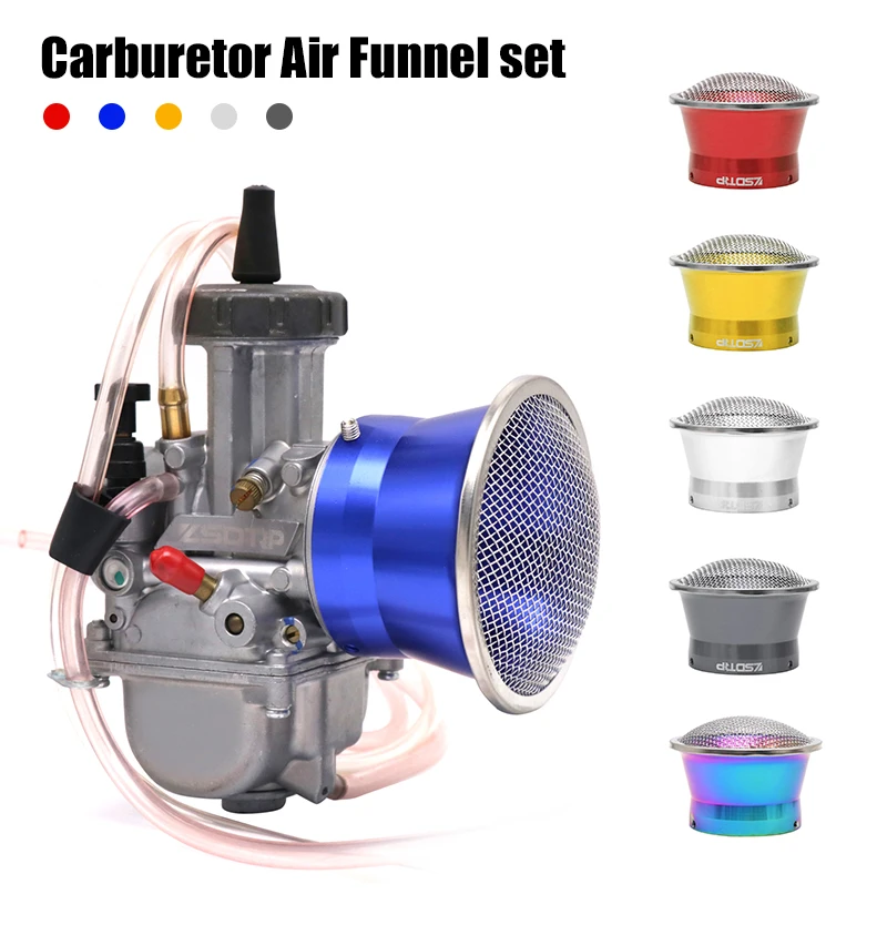 Detalle del adaptador de admisión para carburador