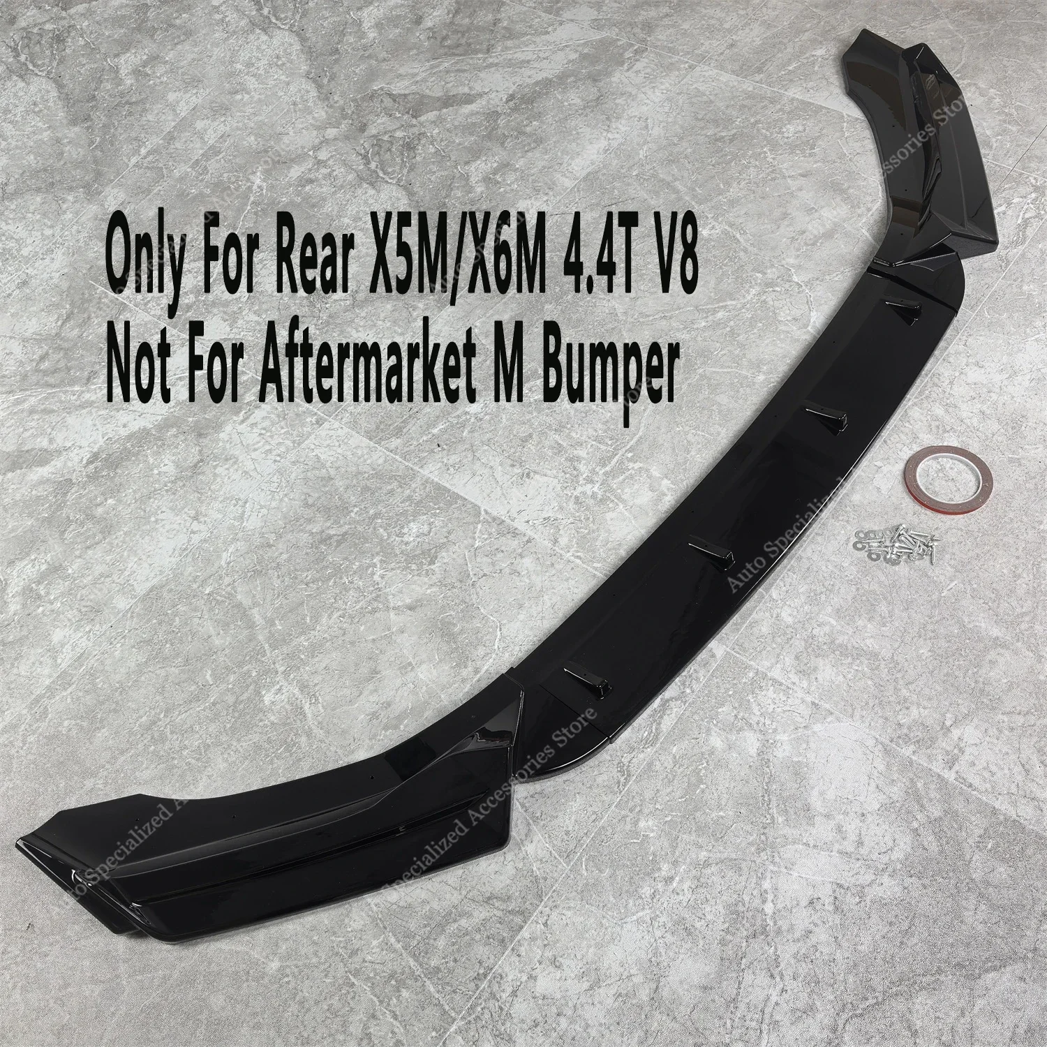 Kit splitter parachoques delantero negro brillante – BMW X5M F85 y X6M F86 4.4 V8 - imagen 3