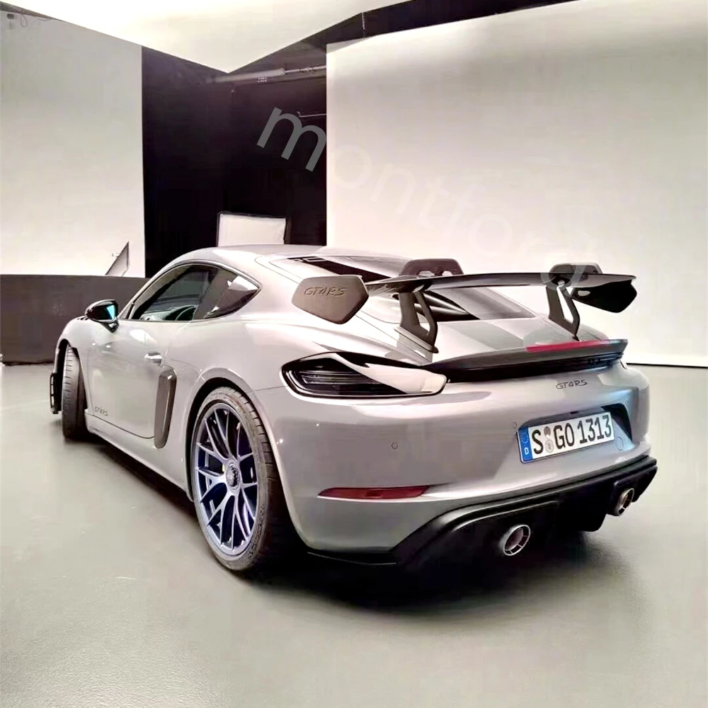 Alerón trasero fibra de carbono Porsche Cayman 718 - imagen 2