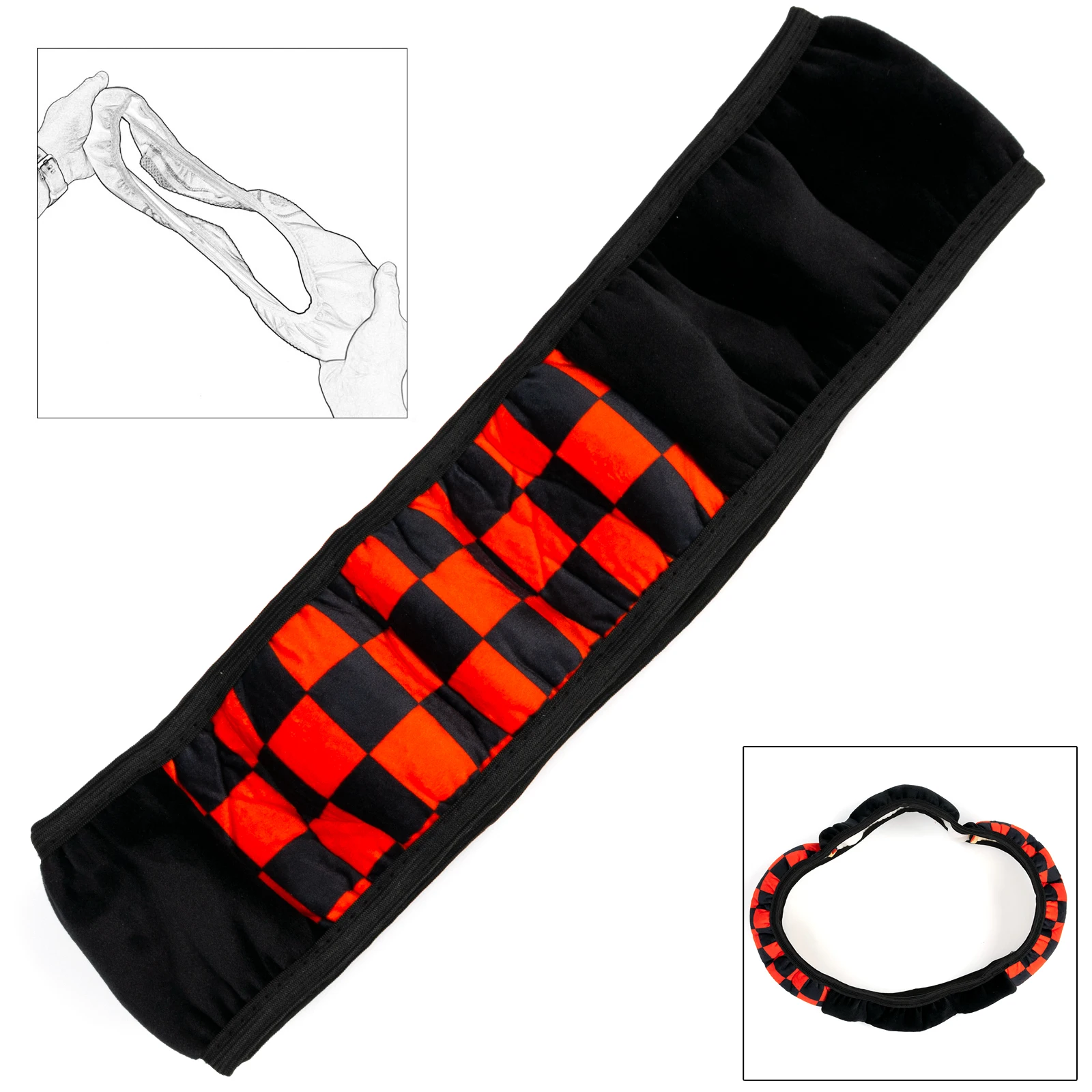 Cubierta de volante felpa antideslizante 38 cm para mujer - Invierno - imagen 5