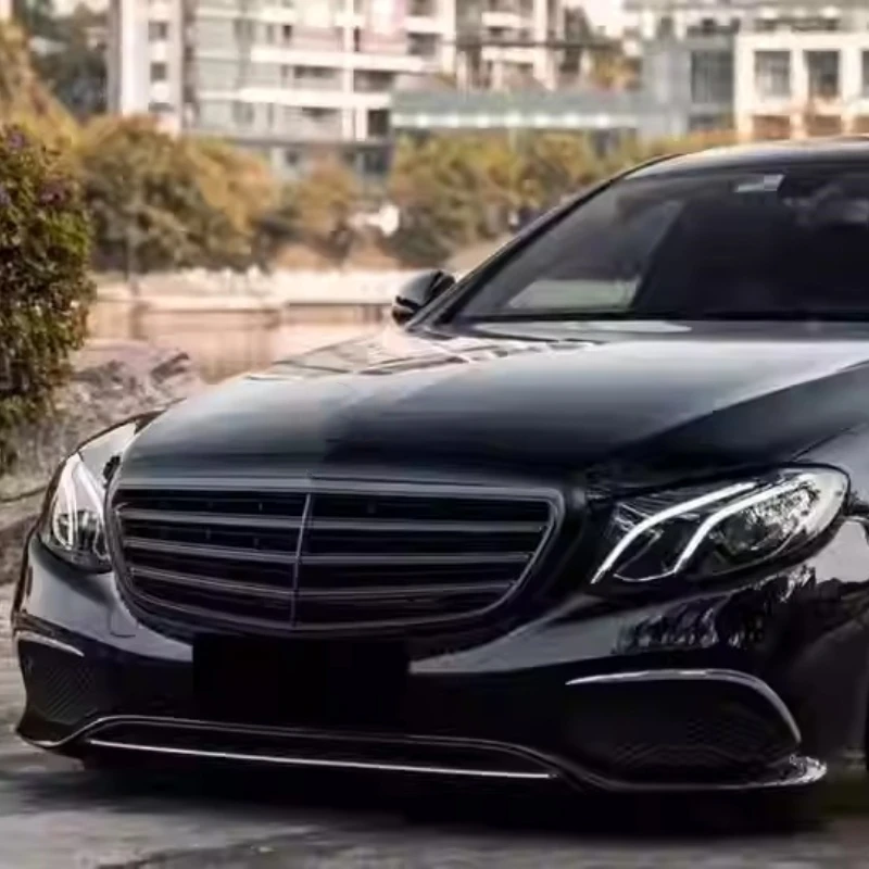 Rejilla negra radiador y parachoques Mercedes Clase E W213 E300L - imagen 4