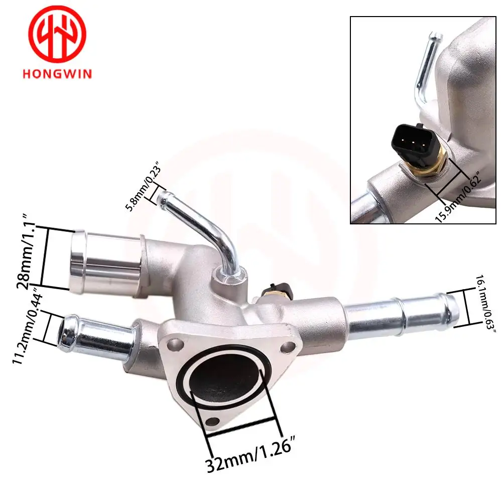 Carcasa sensor temperatura refrigerante 25600-2E000 – Hyundai Elantra 1.6/2.0 2011-2020 - imagen 2