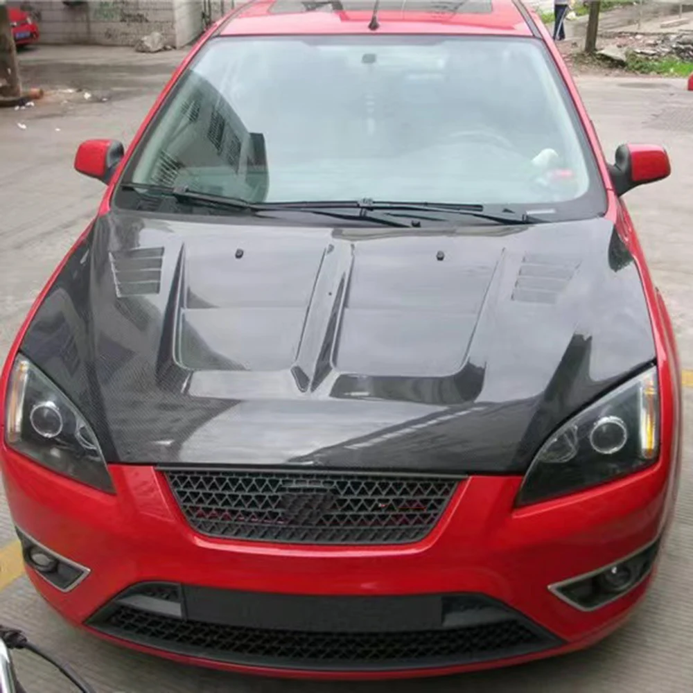 Capó fibra de carbono Ford Focus Mk2 2005-2011 tuning - imagen 5