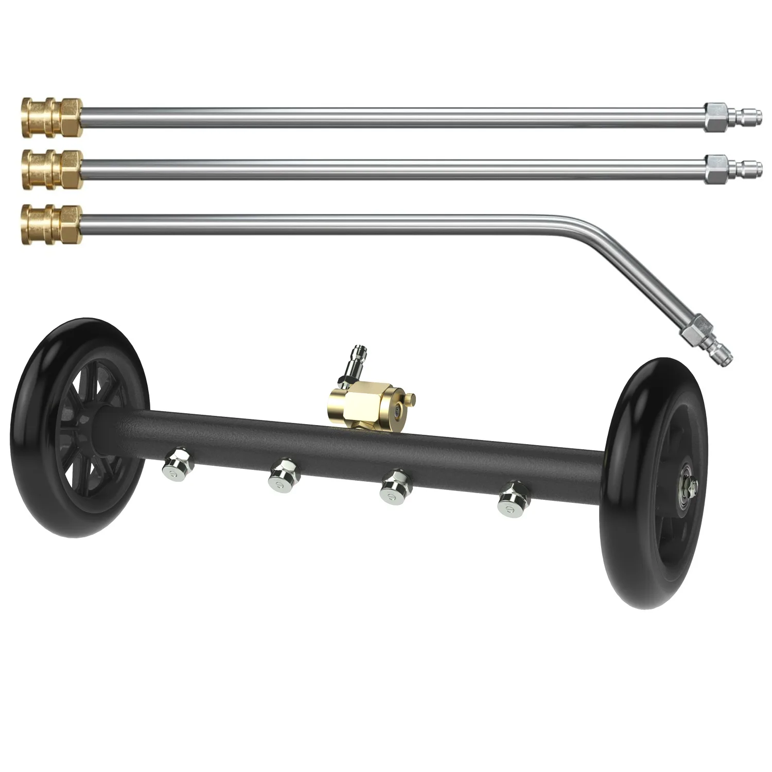 Cepillo Alta Presión para Coche y Carretera con Varilla Extensión - imagen 2