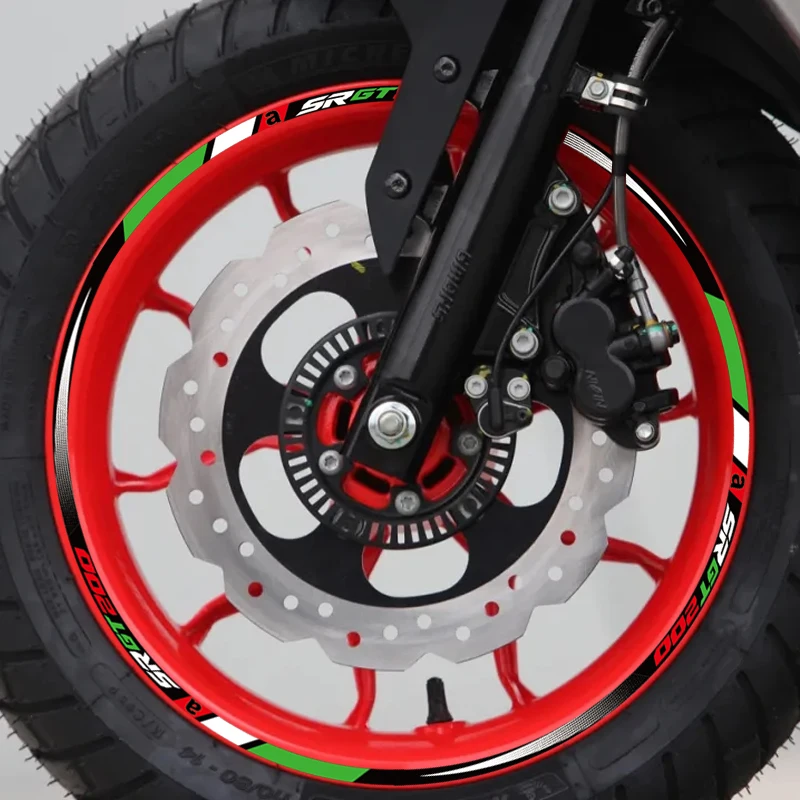 Pegatina reflectante impermeable para llanta – Aprilia SR GT 200 - imagen 5